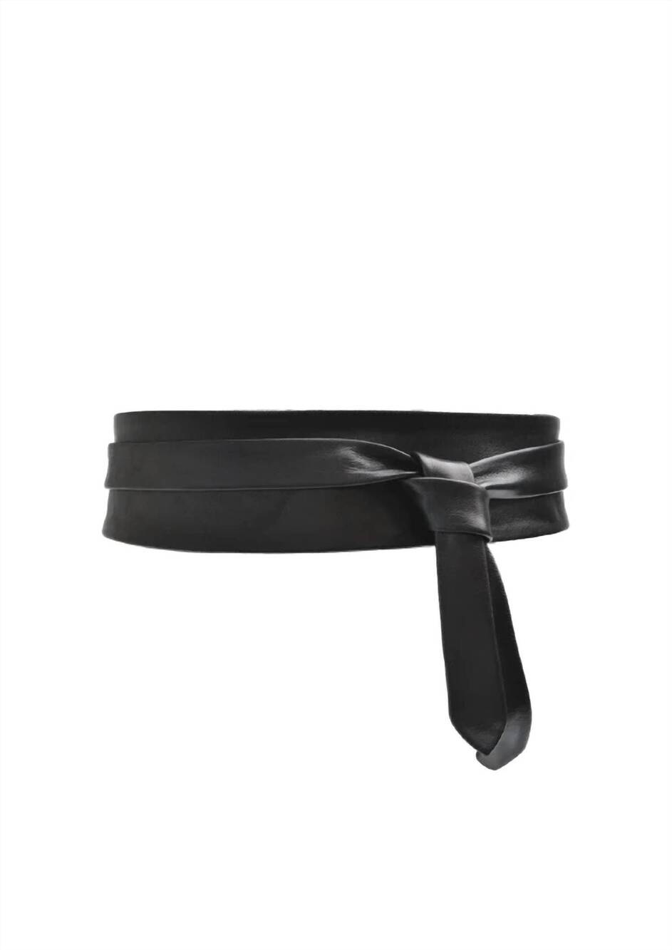 NEW ADA COLLECTION women's wrap belt in black